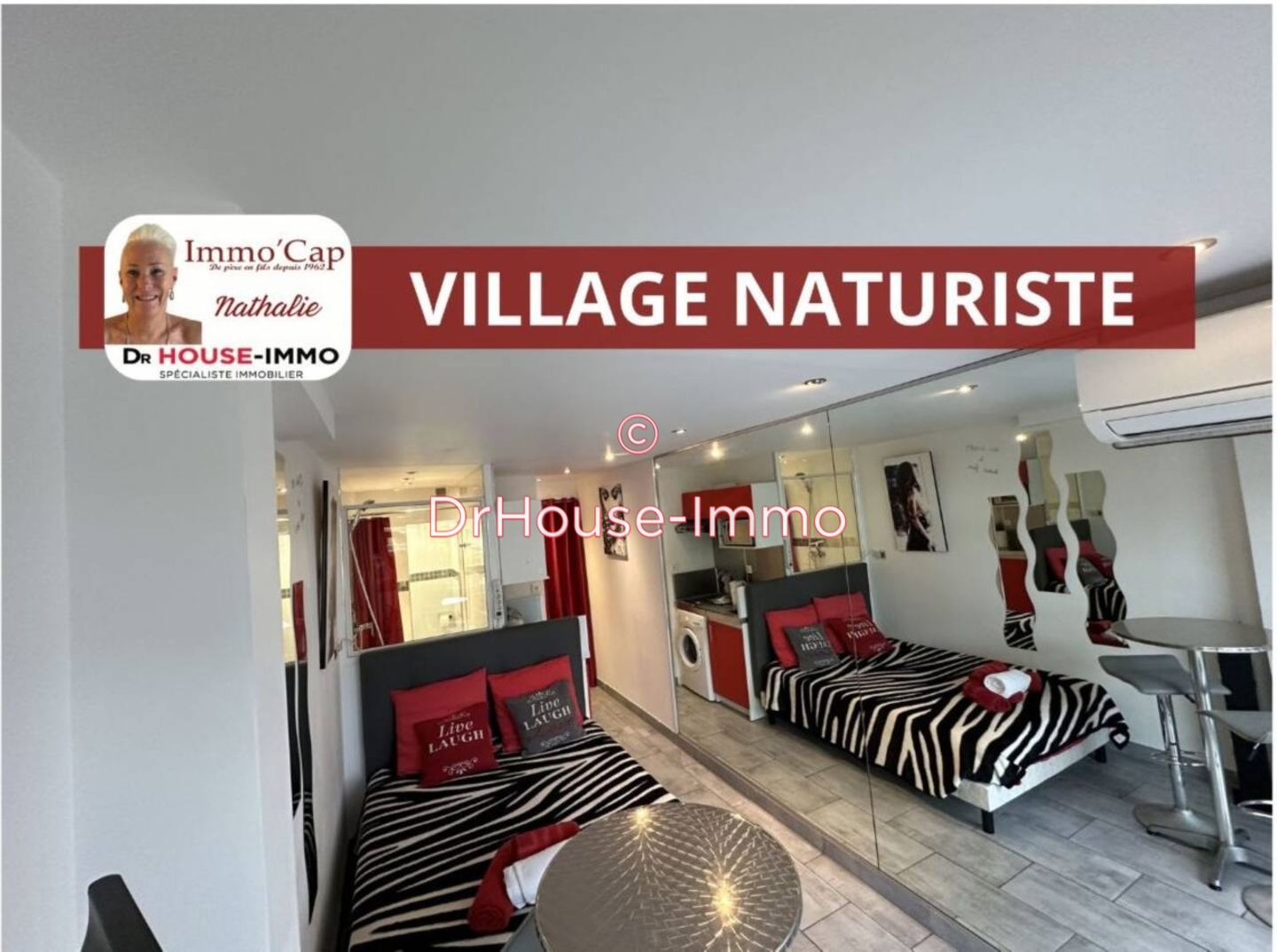 Appartement 1 pièce de 15 m² - Cap d'Agde (34300)