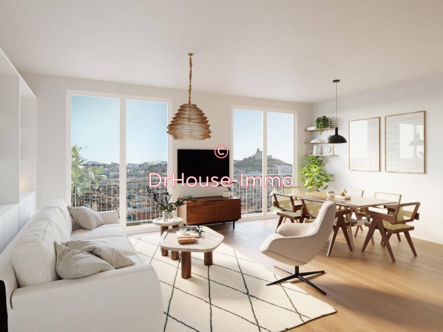 Appartement 4 pièces de 88 m² - Marseille (13001)