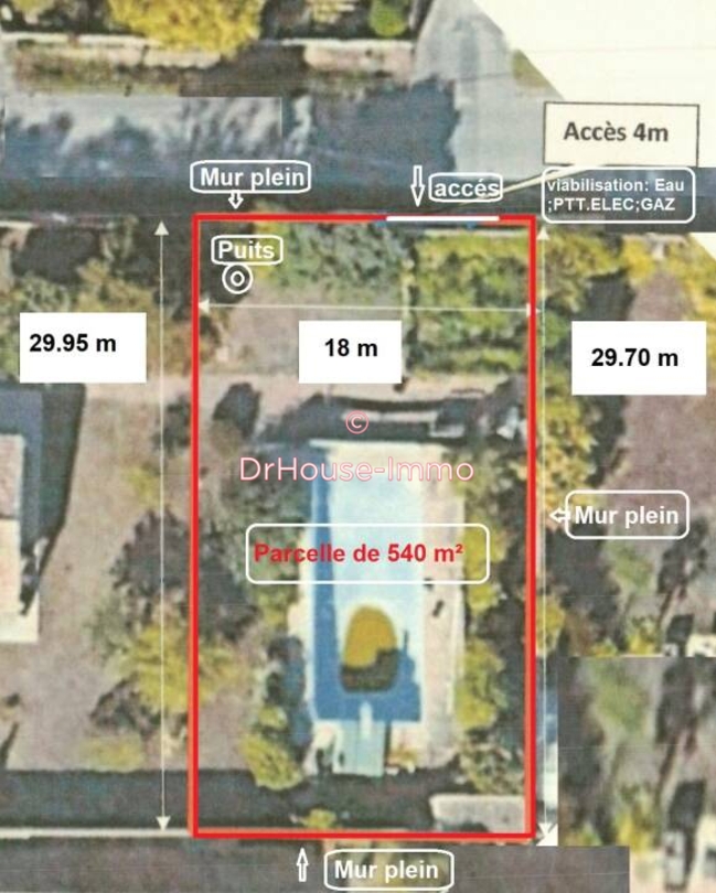 Terrain de 540 m² - Cugnaux (31270)