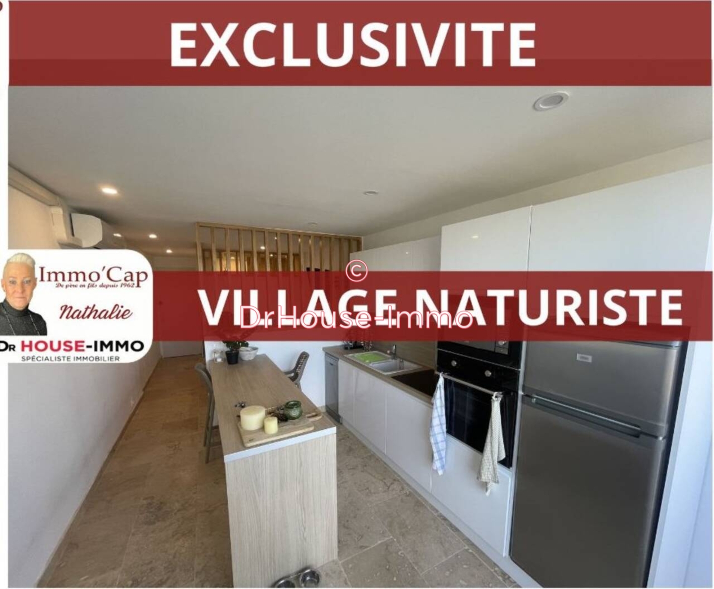 Appartement 1 pièce de 24 m² - Cap d'Agde (34300)