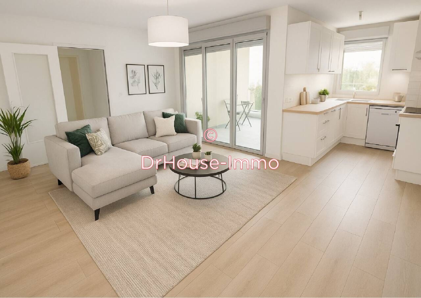 Appartement 3 pièces de 70 m² - Frouzins (31270)