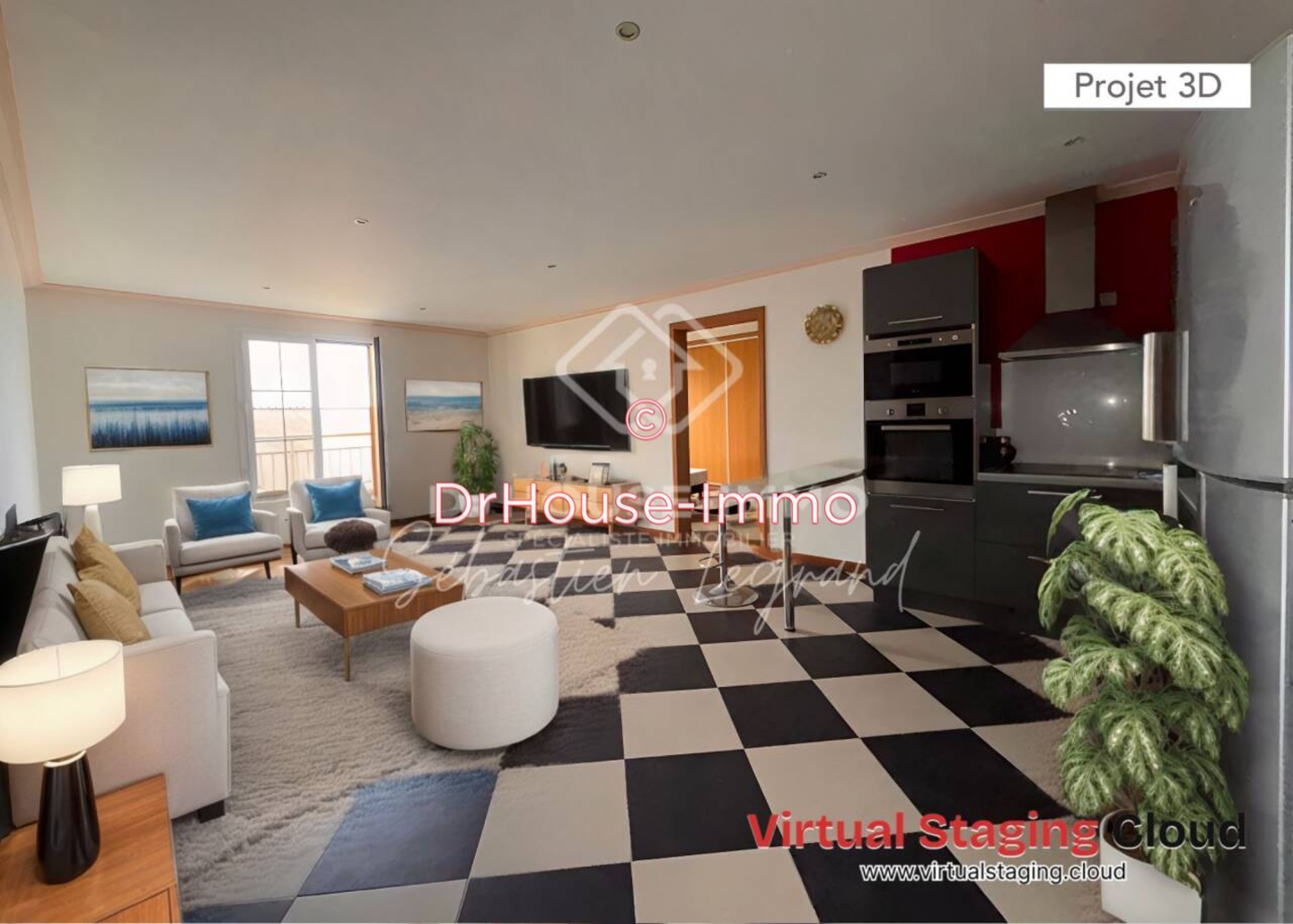 Appartement 2 pièces de 60 m² - Bruges (33520)