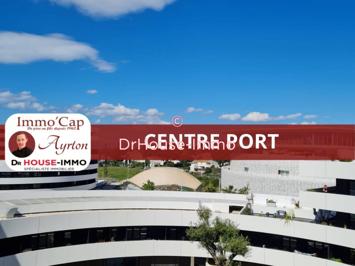 Appartement 3 pièces de 56 m² - Cap d'Agde (34300)