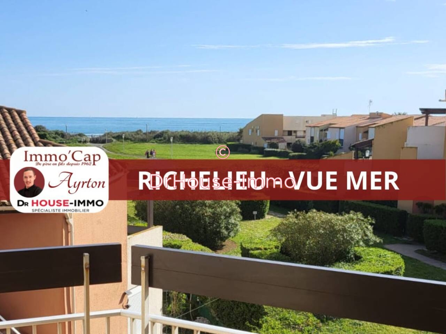 Appartement 2 pièces de 41 m² - Cap d'Agde (34300)