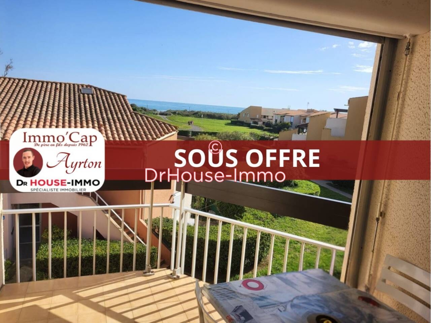 Appartement 2 pièces de 41 m² - Cap d'Agde (34300)