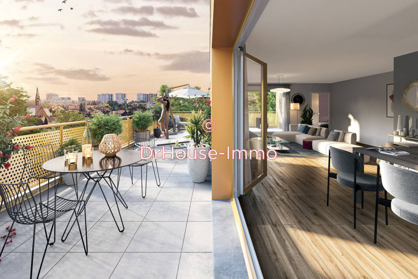 Appartement 3 pièces de 68 m² - Lille (59800)