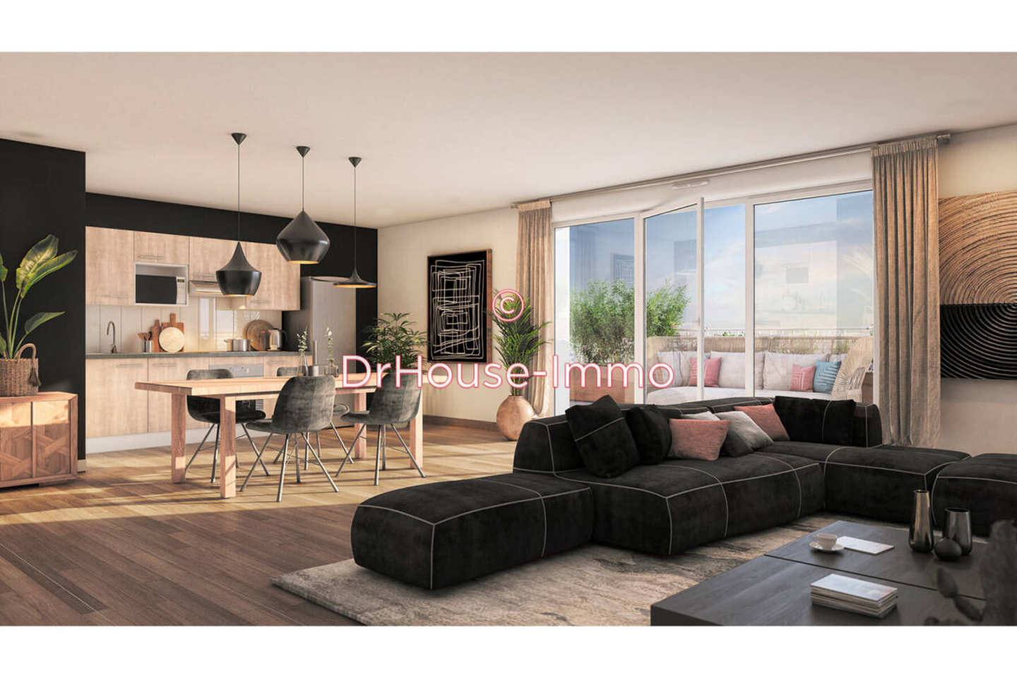 Appartement 3 pièces de 59 m² - Tourcoing (59200)