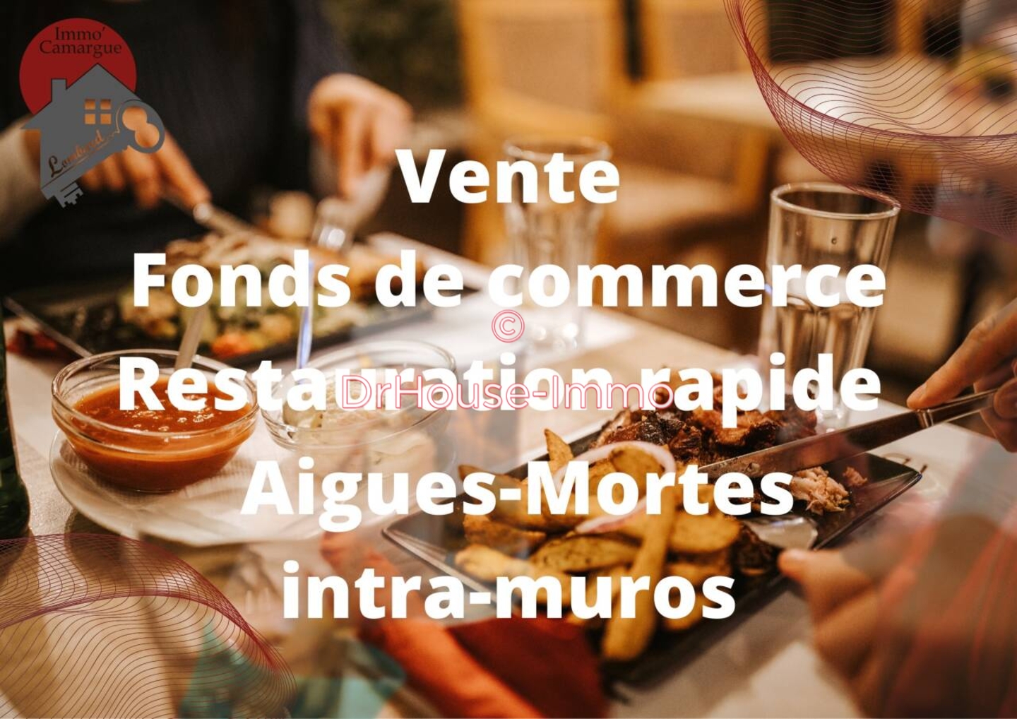 Commerce 1 pièce de 85 m² - Aigues-Mortes (30220)