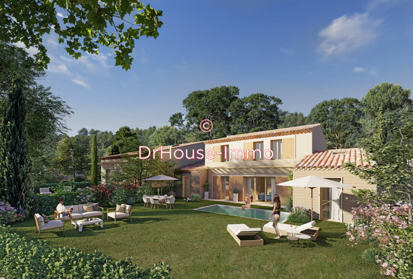 Maison 5 pièces de 142 m² - Aix-en-Provence (13100)