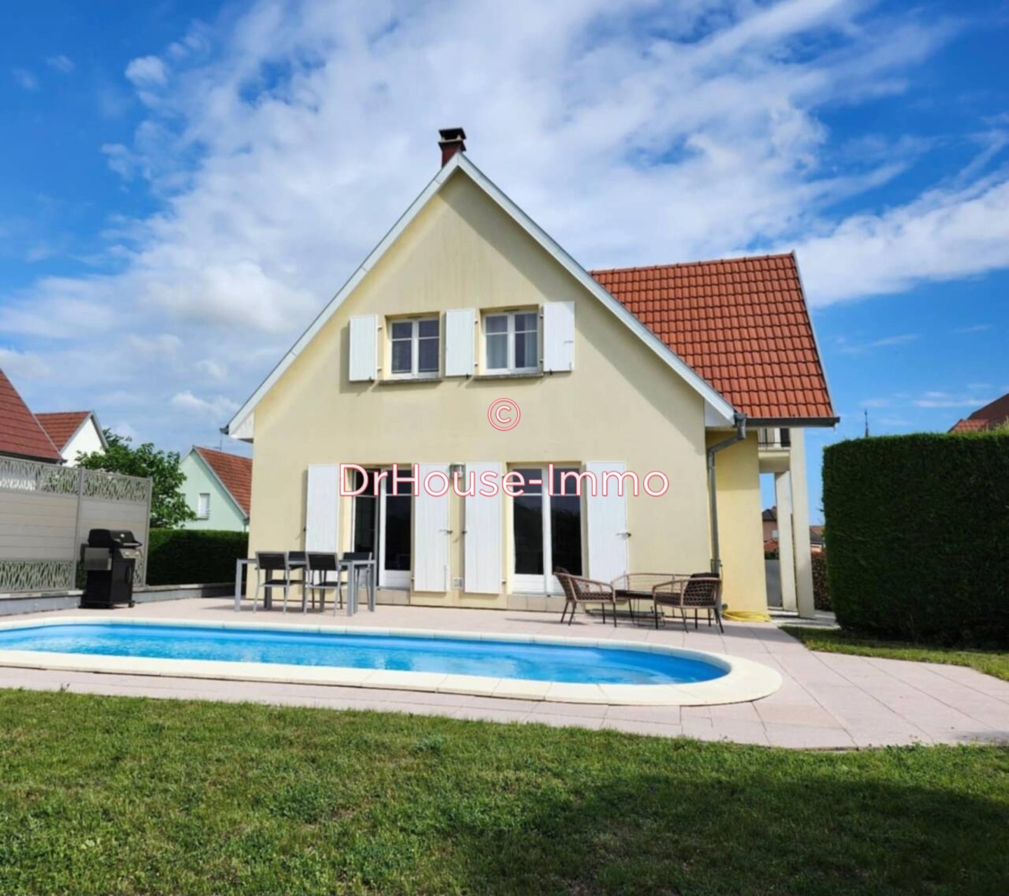 Maison 6 pièces de 117 m² - Blodelsheim (68740)