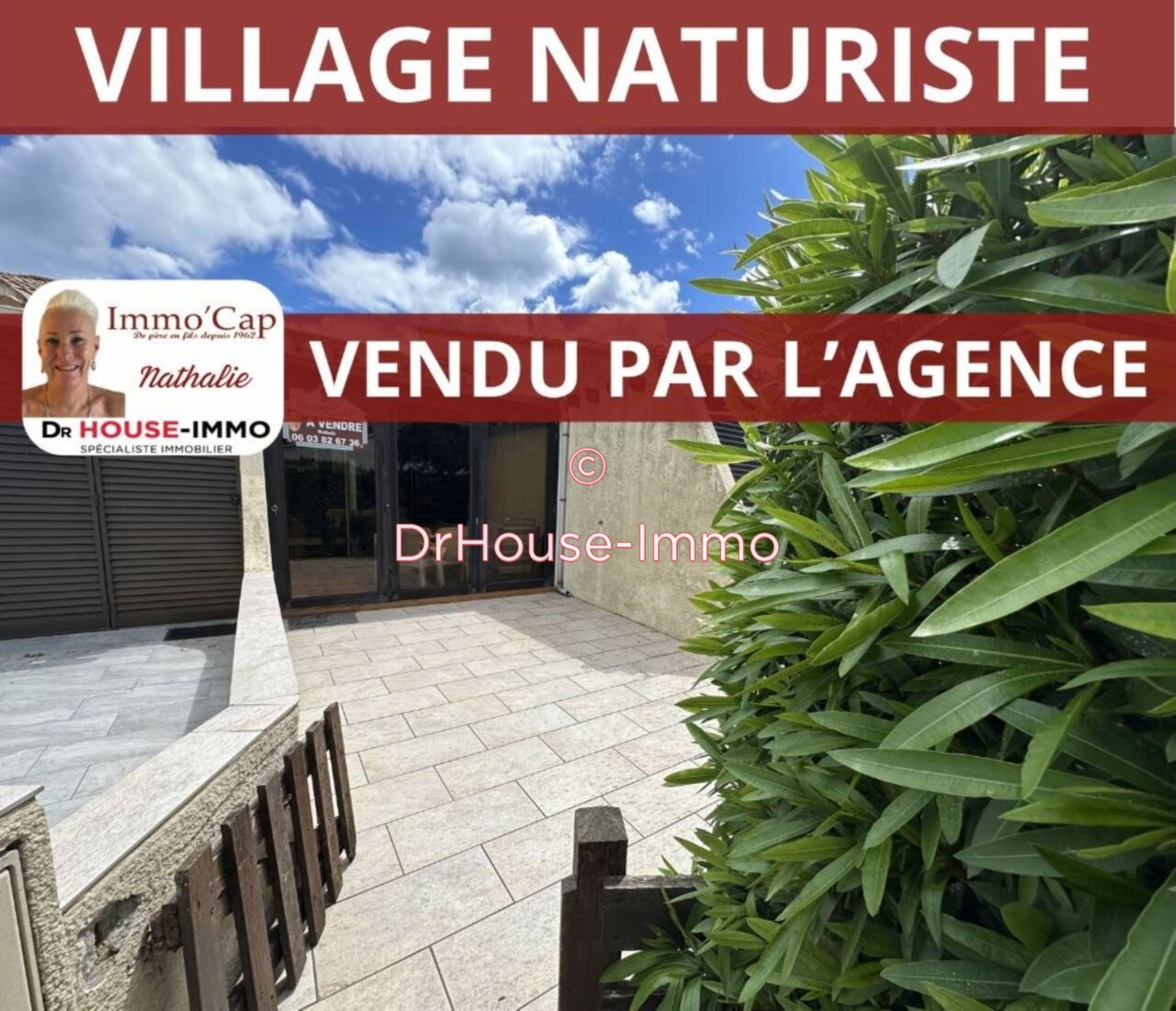 Maison 2 pièces de 30 m² - Cap d'Agde (34300)