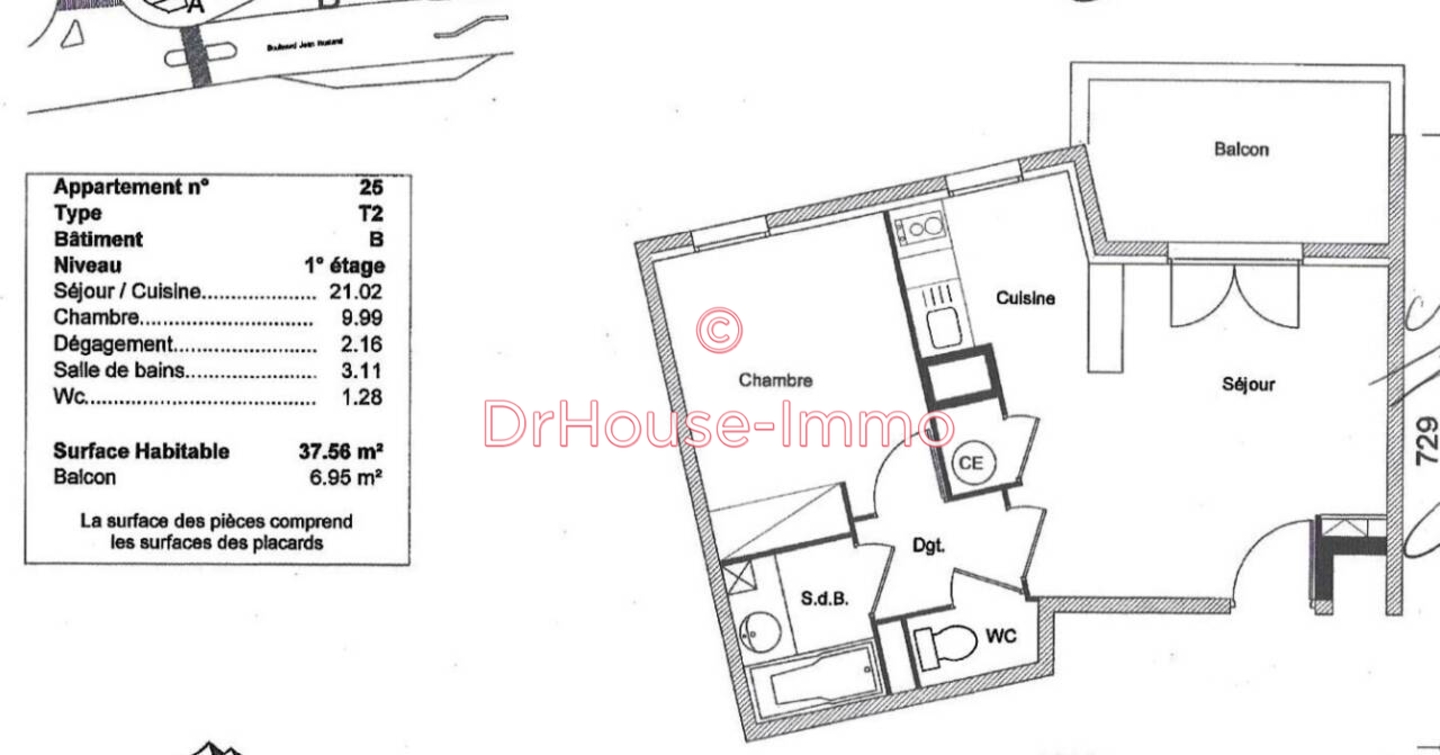 Appartement 2 pièces de 38 m² - La Seyne-sur-Mer (83500)