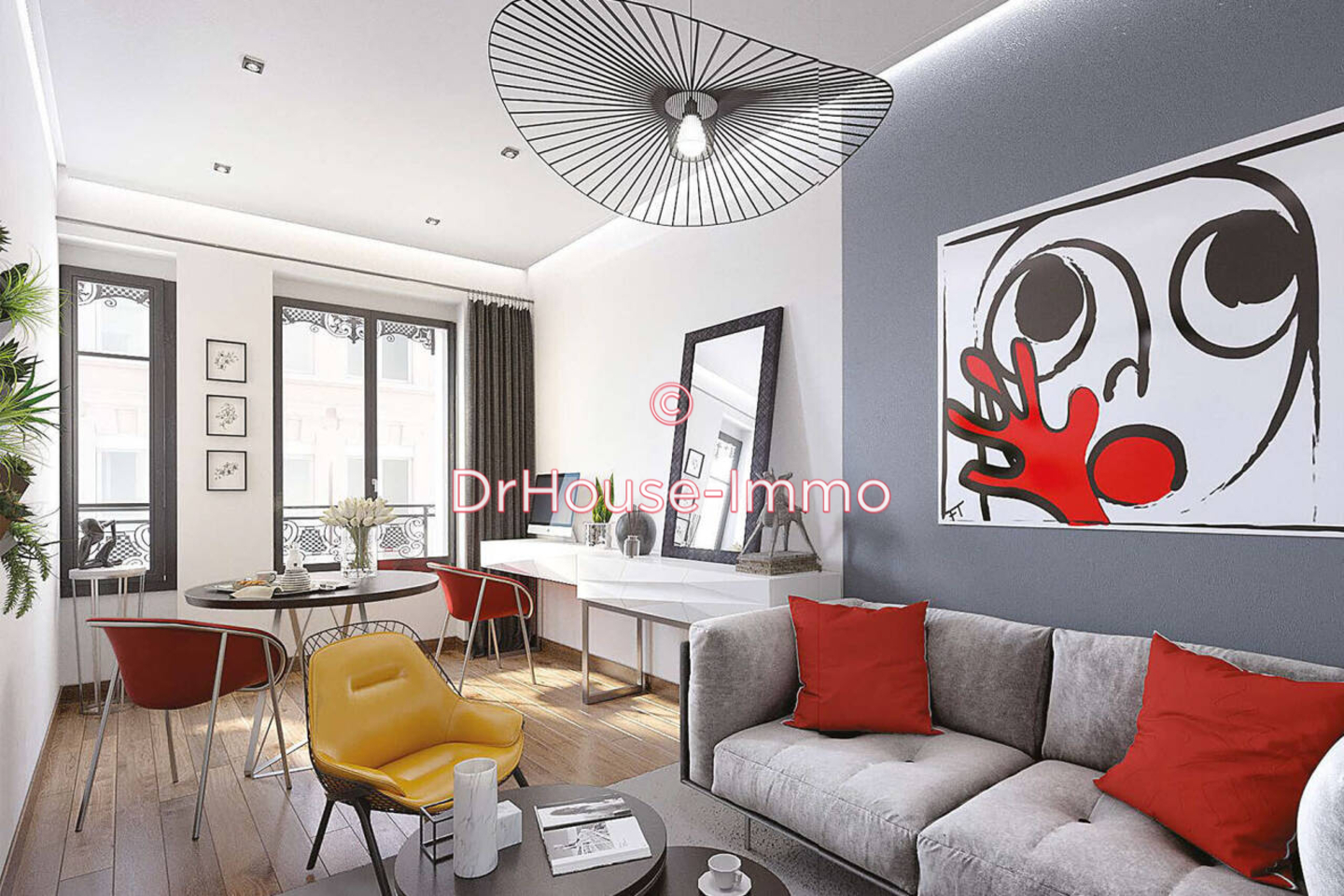 Appartement 3 pièces de 65 m² - Lille (59800)