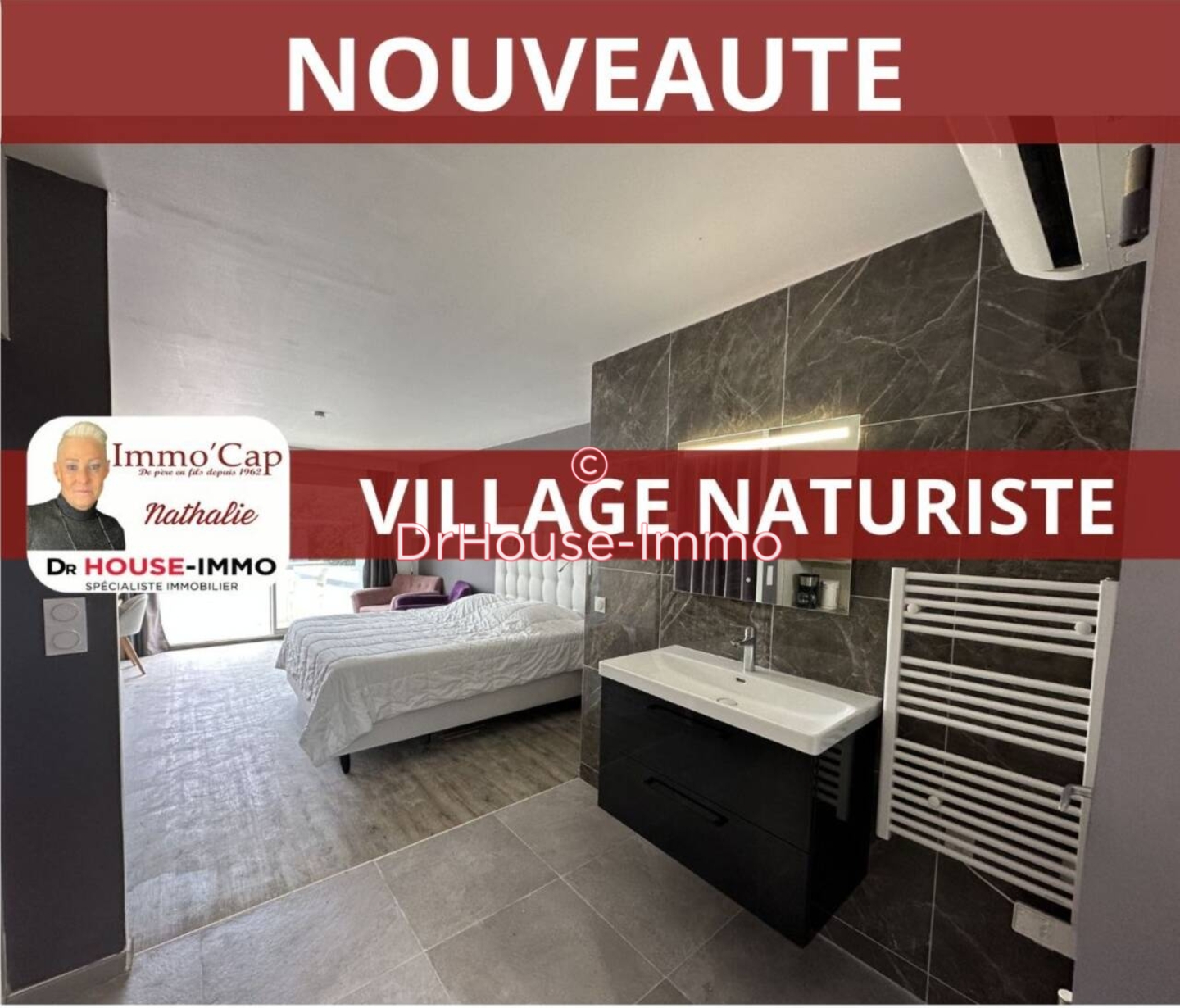 Appartement 2 pièces de 30 m² - Cap d'Agde (34300)