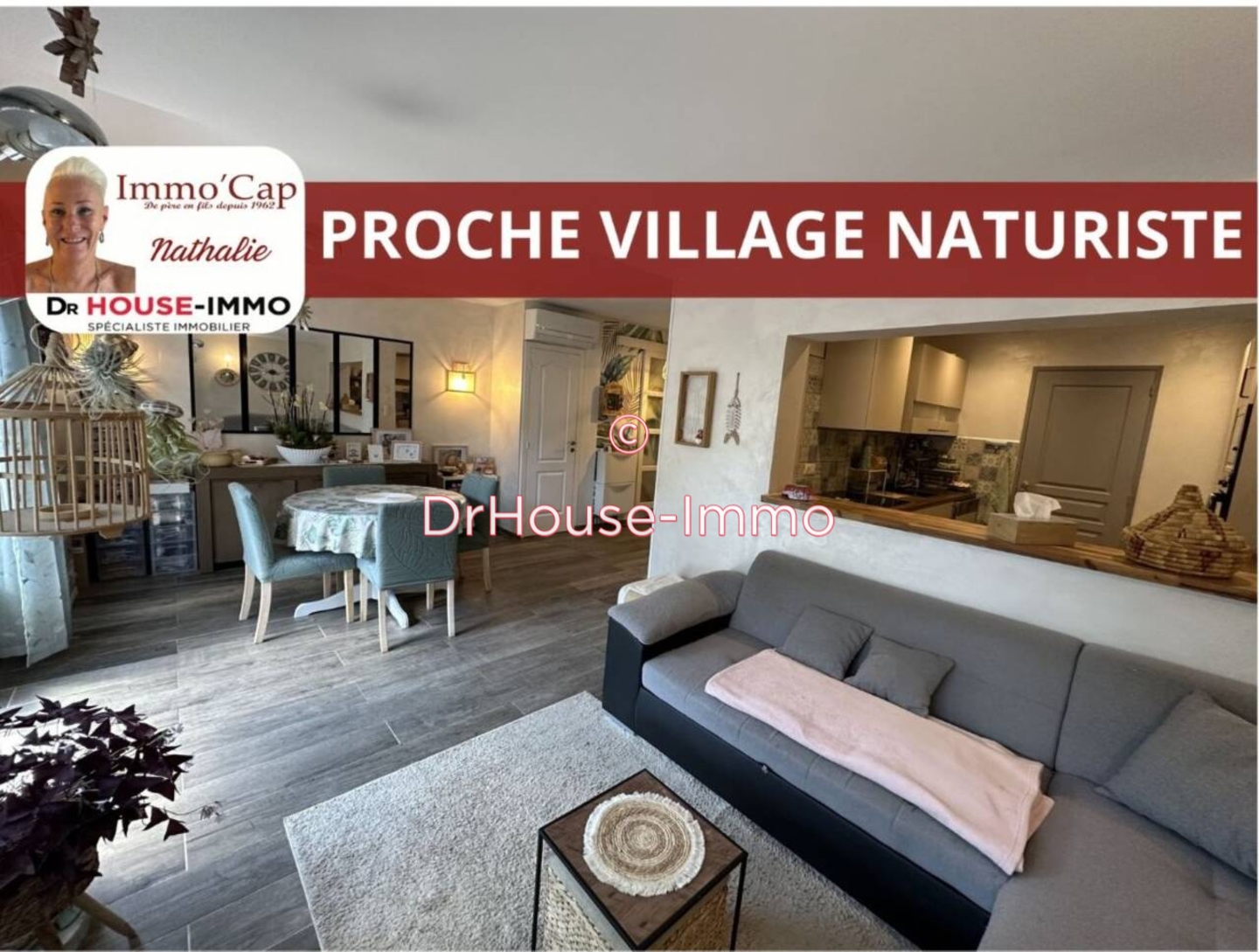 Maison 4 pièces de 77 m² - Cap d'Agde (34300)