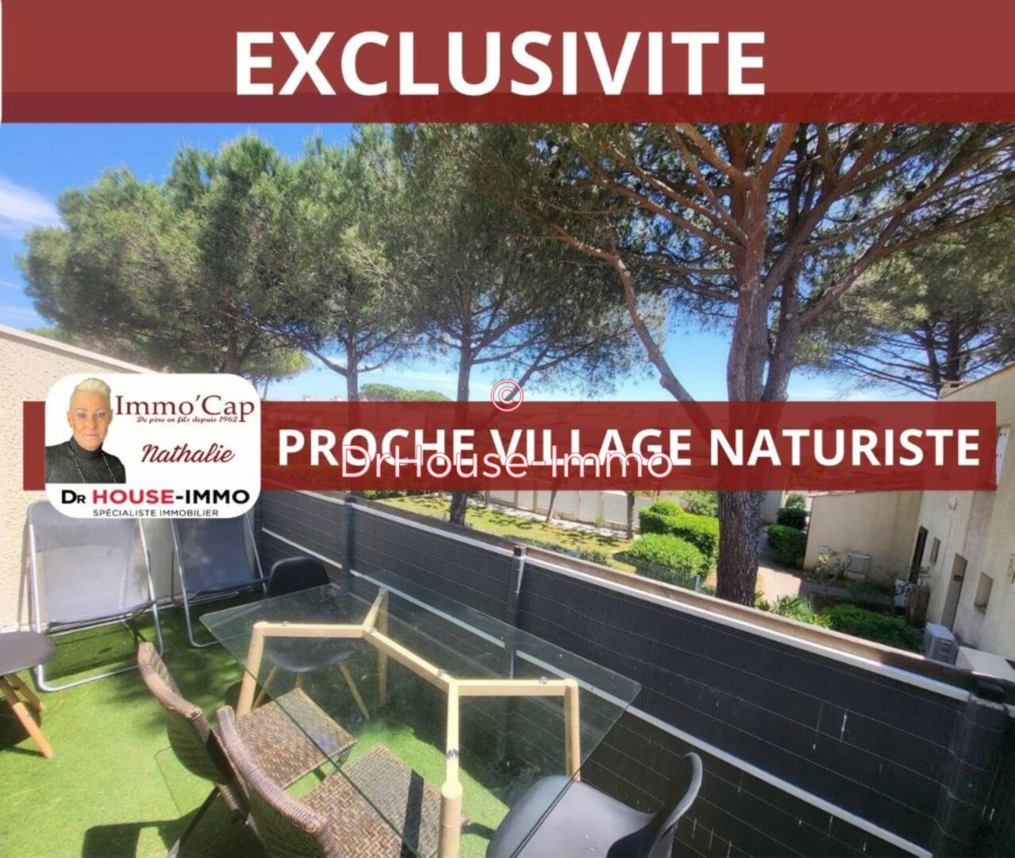 Appartement 1 pièce de 21 m² - Cap d'Agde (34300)