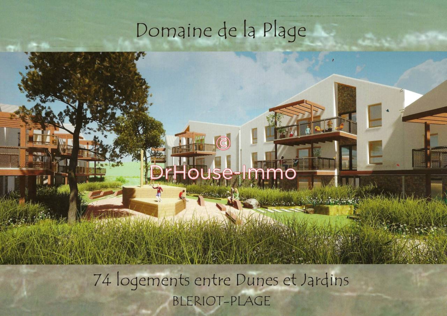 Appartement 2 pièces de 54 m² - Blériot-plage (62231)