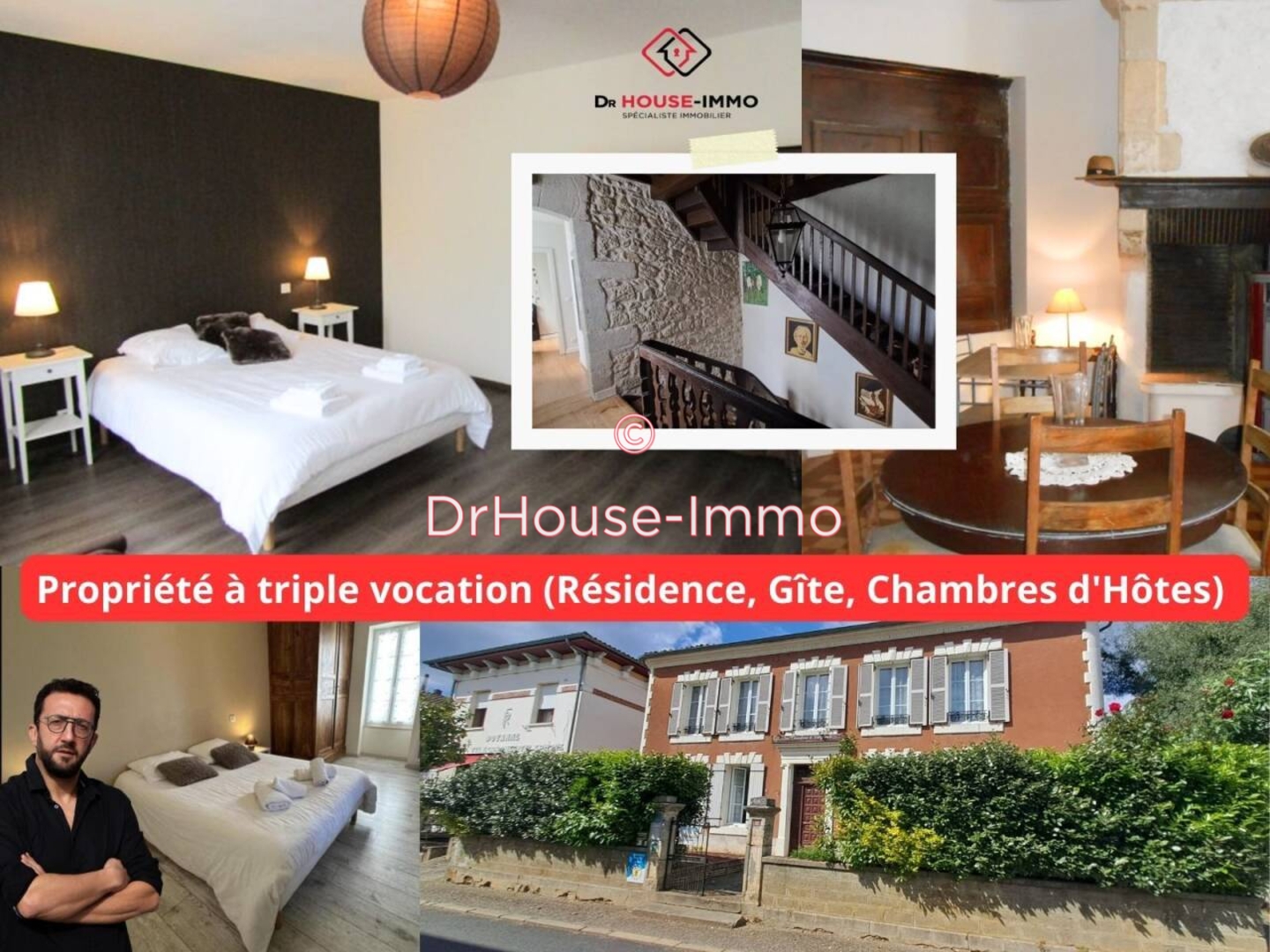 Maison 14 pièces de 365 m² - Poyanne (40380)