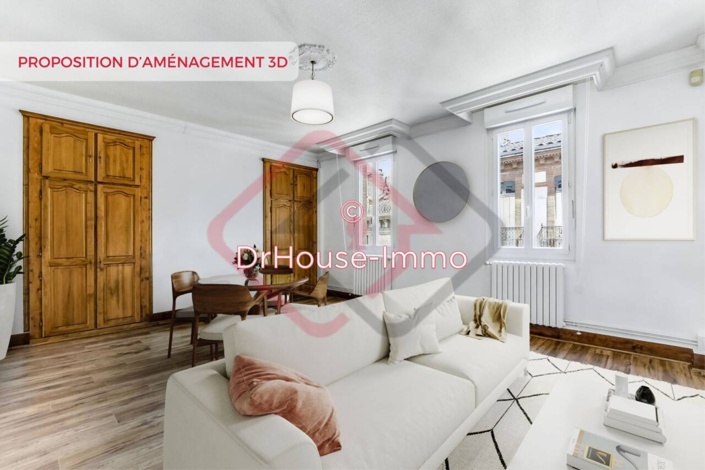 Appartement 3 pièces de 72 m² - Toulouse (31000)