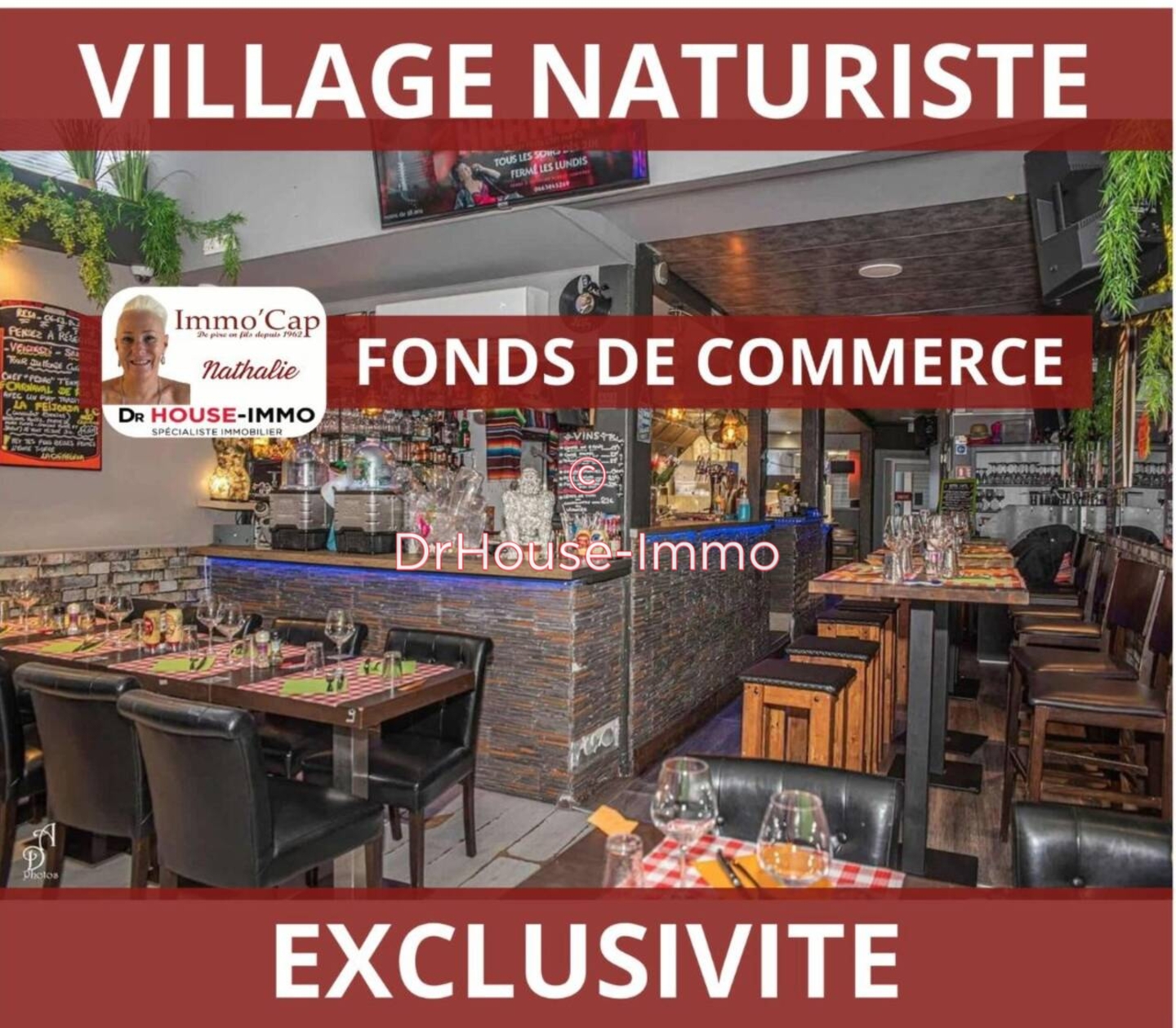 Commerce de 97 m² - Cap d'Agde (34300)