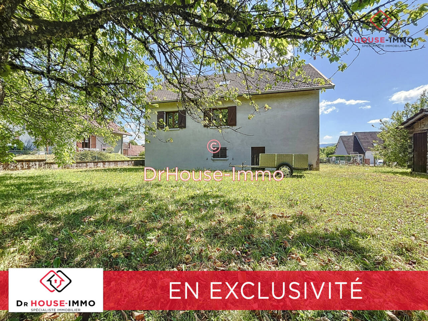 Maison 6 pièces de 139 m² - Clairvaux-les-Lacs (39130)