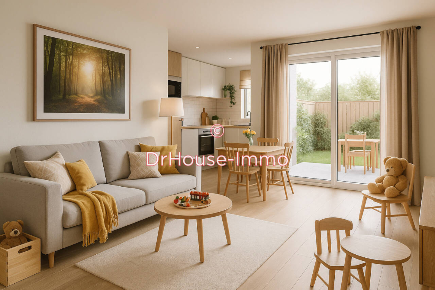 Appartement 3 pièces de 66 m² - Fleurbaix (62840)