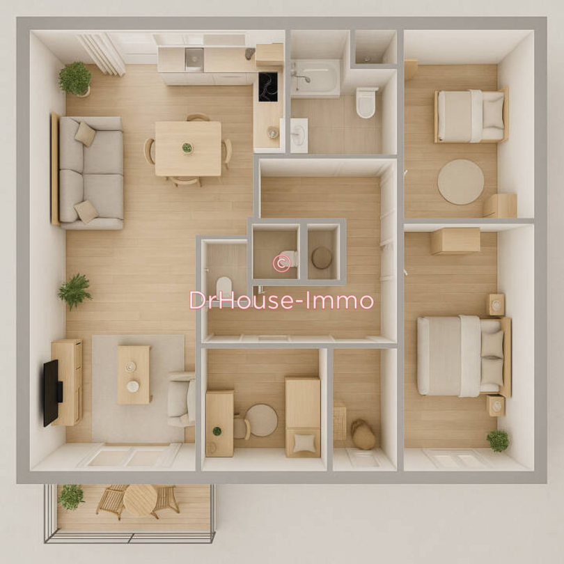 Appartement 4 pièces de 84 m² - Fleurbaix (62840)