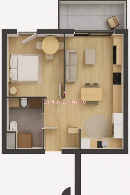 Appartement 2 pièces de 40 m² - Douai (59500)