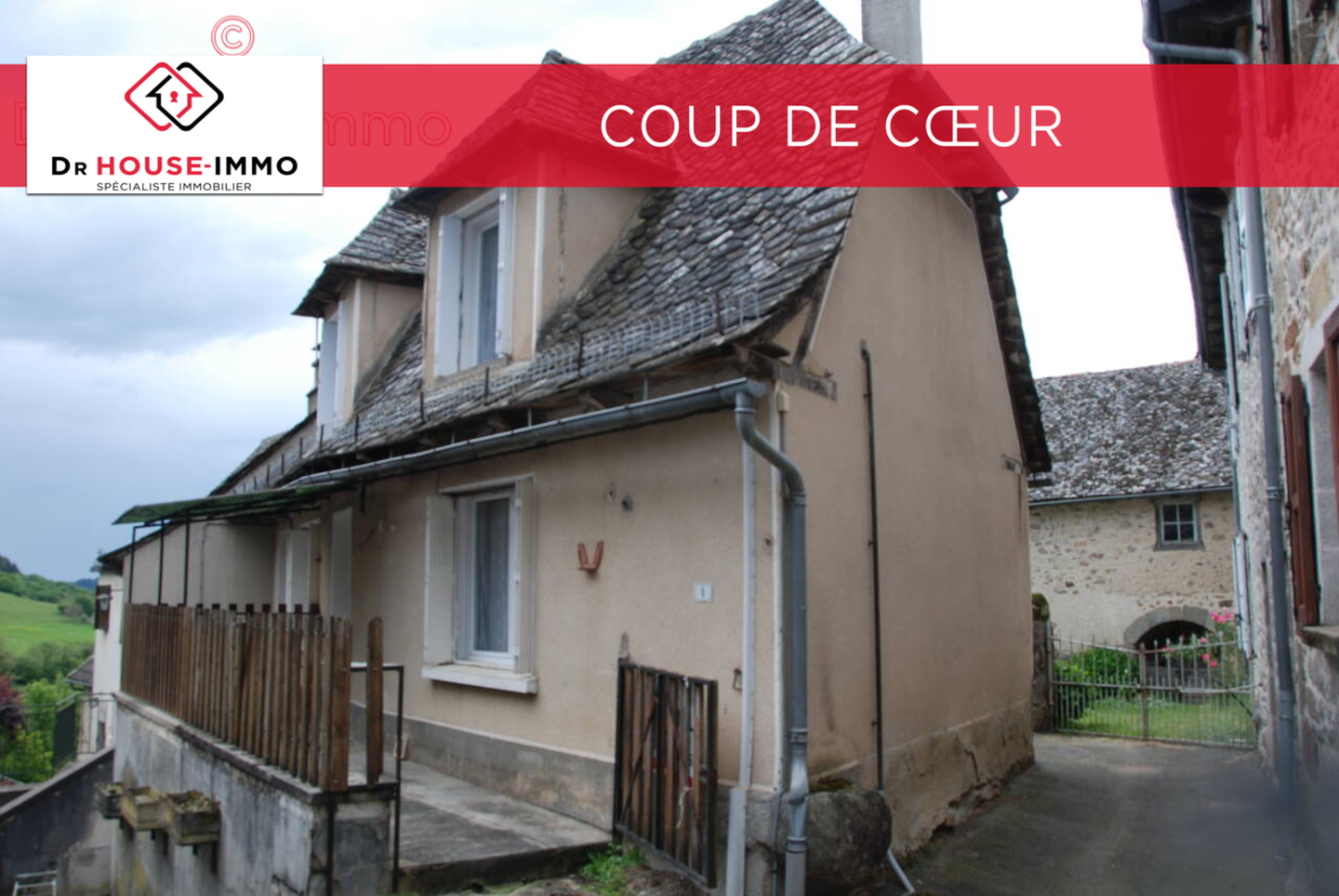Photo 1 : Vente Maison 3 pièces Junhac 80 m²