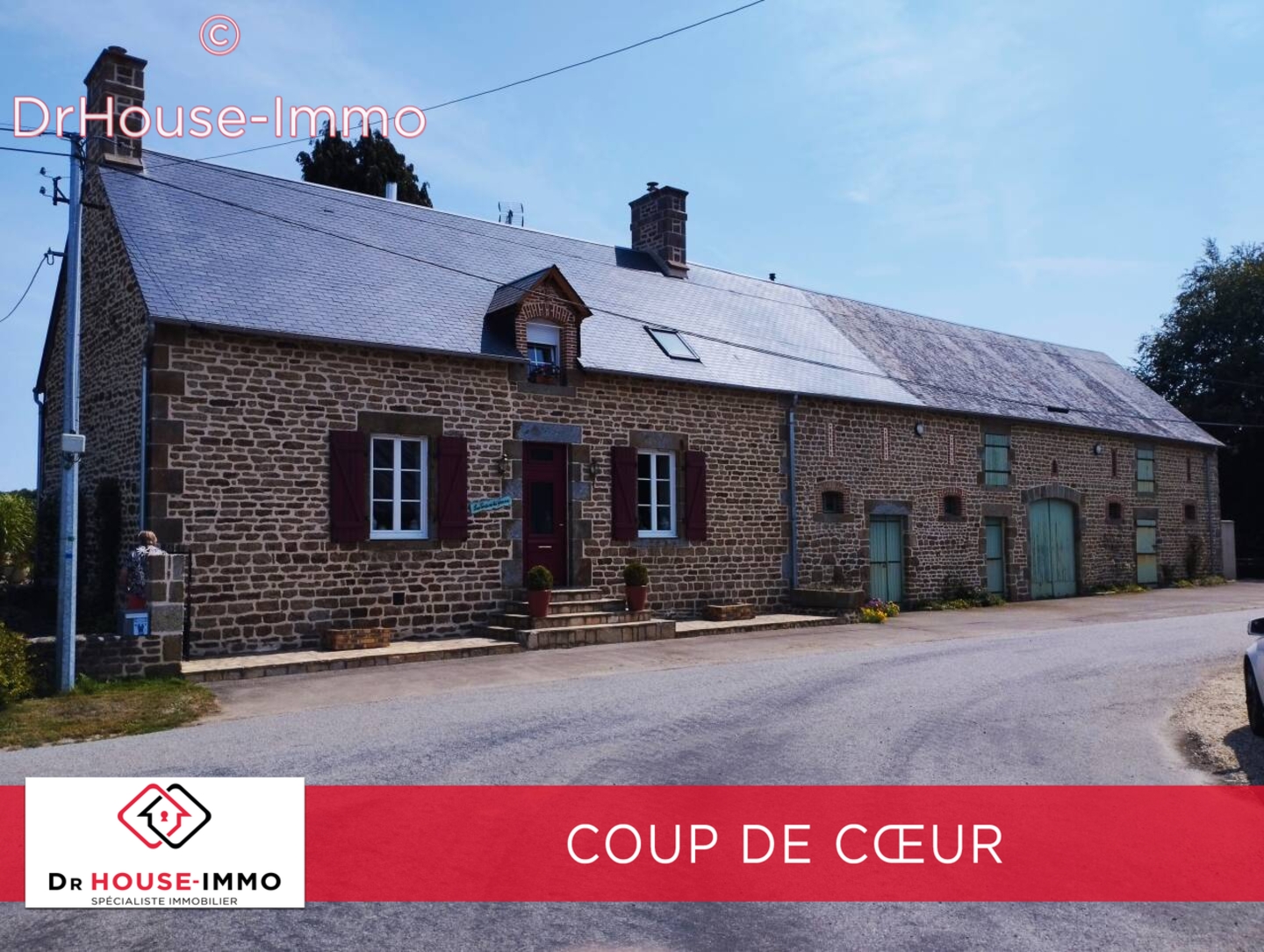 Photo 1 : Vente Maison 6 pièces Saint-Aubin-Fosse-Louvain 147 m²