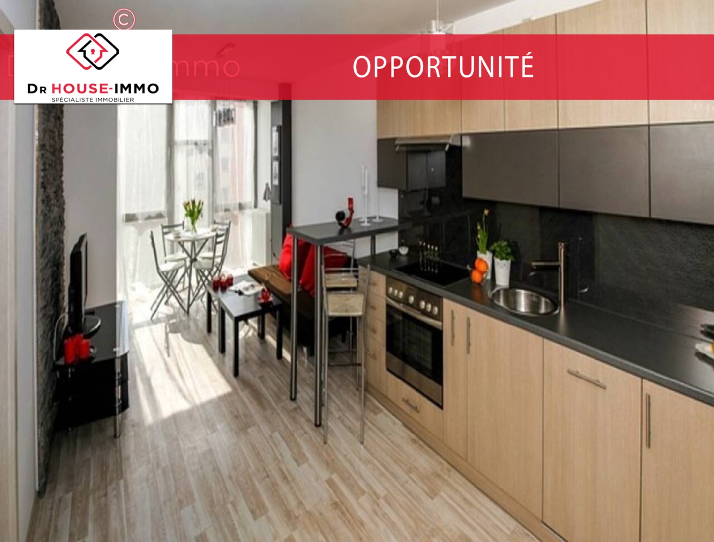 Photo 1 : Vente Appartement 2 pièces Fougères 49 m²