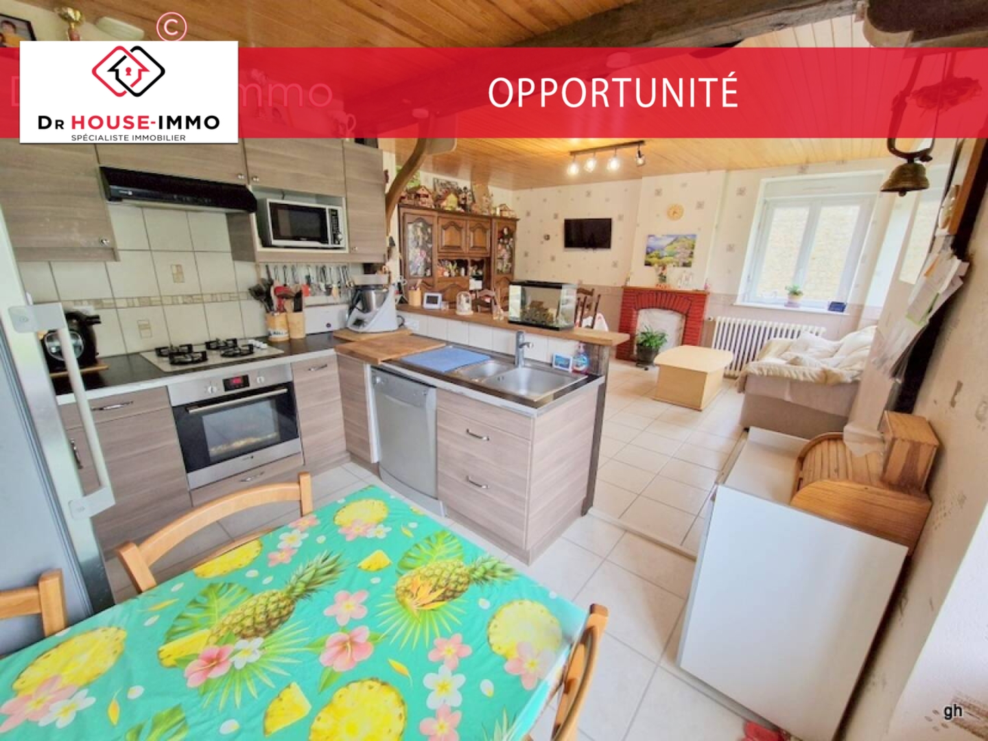 Photo 3 : Vente Maison 4 pièces Louvigné-du-Désert 69 m²