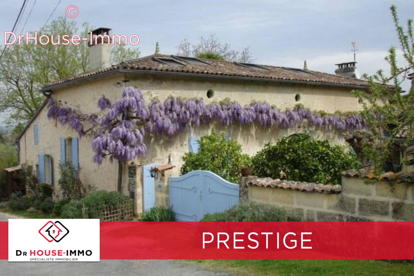 Photo 1 : Vente Maison 8 pièces Pujols 289 m²