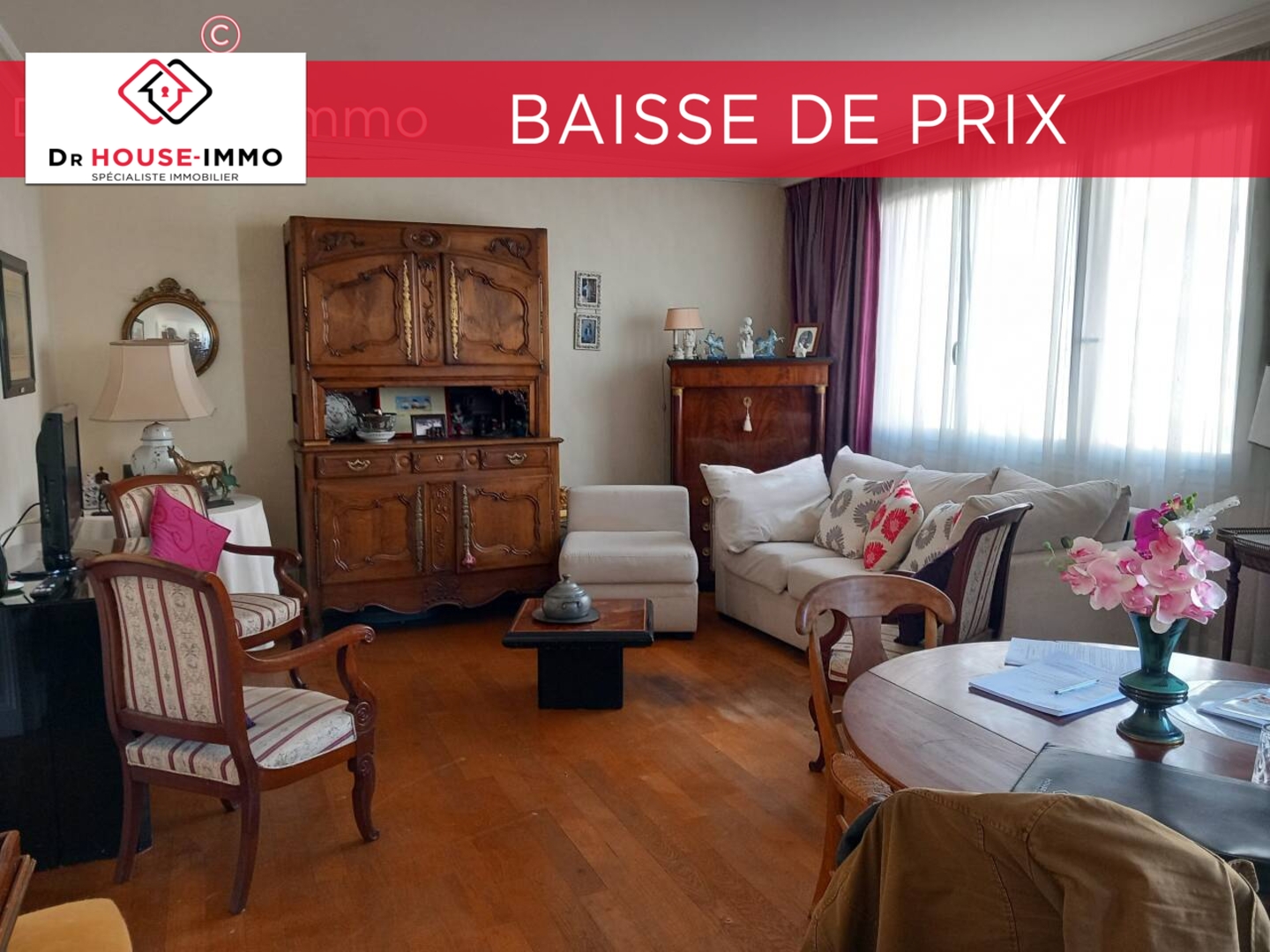 Photo 1 : Vente Appartement 3 pièces Boulogne-Billancourt 72 m²