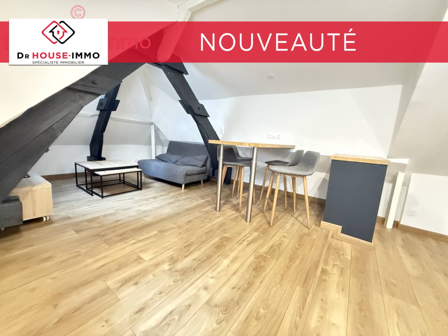 Photo 2 : Location Appartement 2 pièces Tours 30 m²