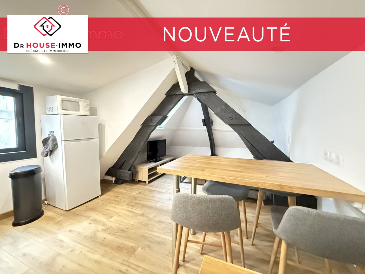 Photo 3 : Location Appartement 2 pièces Tours 30 m²