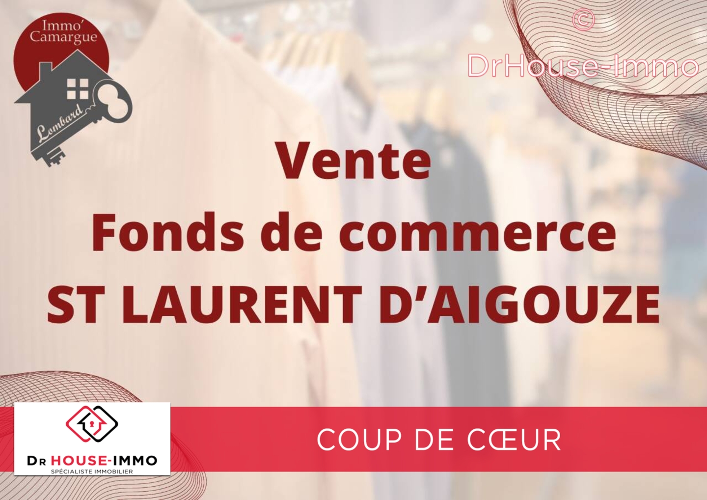 Photo 2 : Vente Commerce 1 pièce Saint-Laurent-d'Aigouze 24 m²