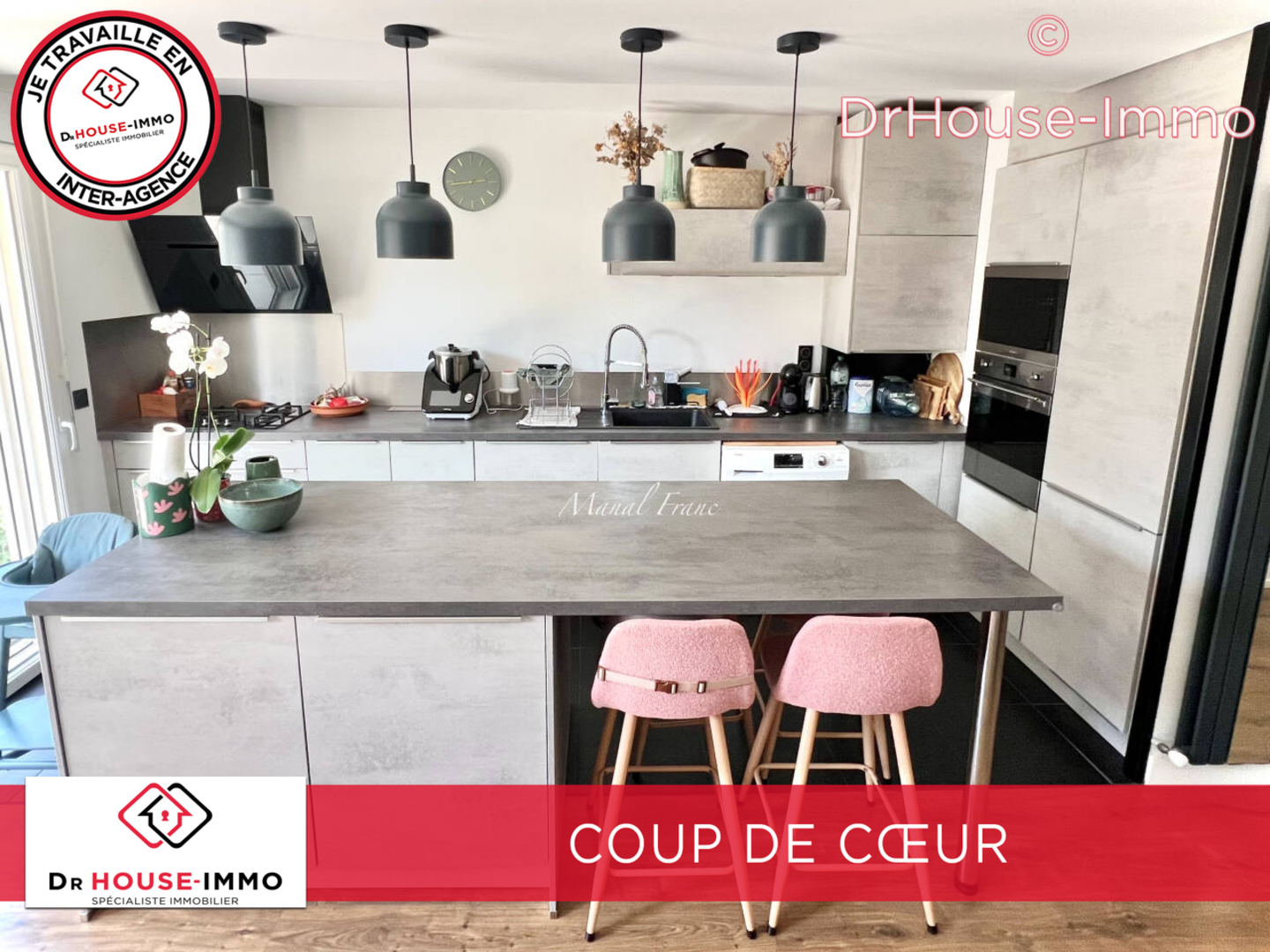 Photo 2 : Vente Appartement 3 pièces Bordeaux 70 m²