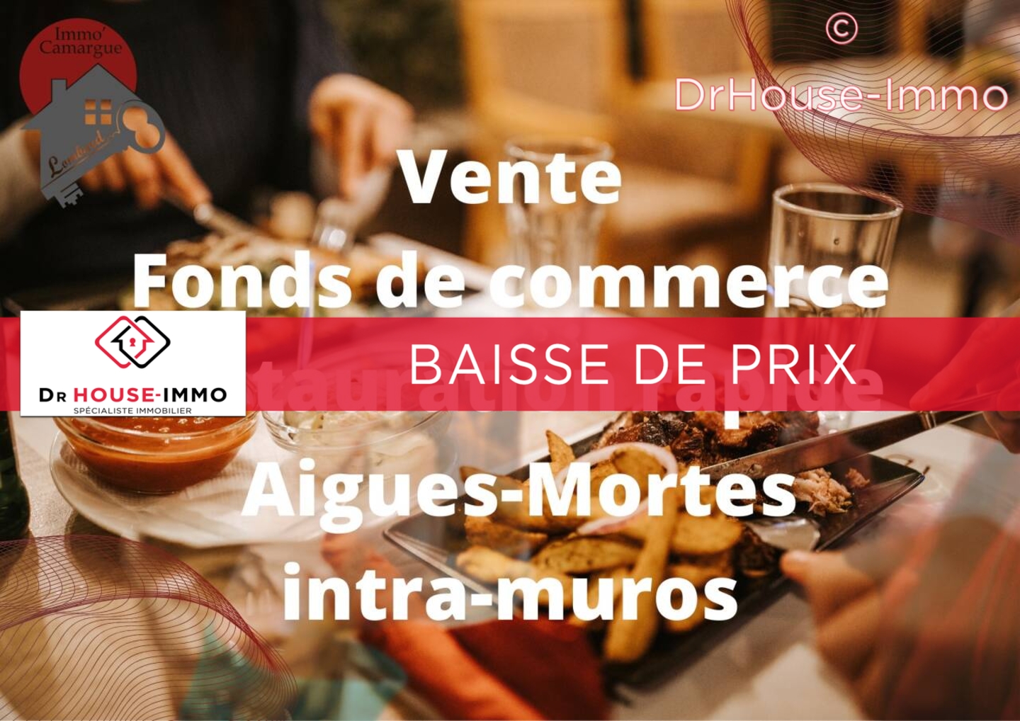 Photo 1 : Vente Commerce 1 pièce Aigues-Mortes 85 m²