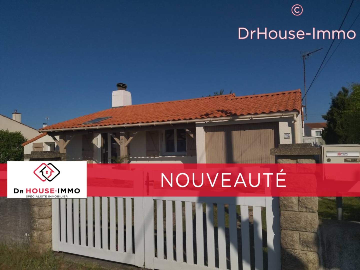 Photo 1 : Vente Maison 4 pièces L'Aiguillon-sur-Mer 61 m²