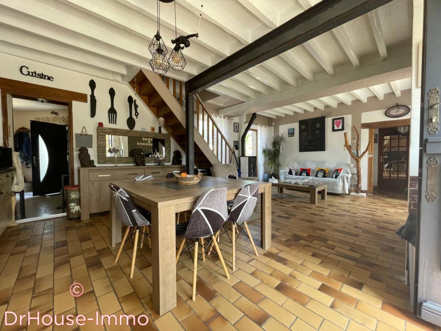 Photo 2 : Vente Maison 7 pièces Mignerette 175 m²