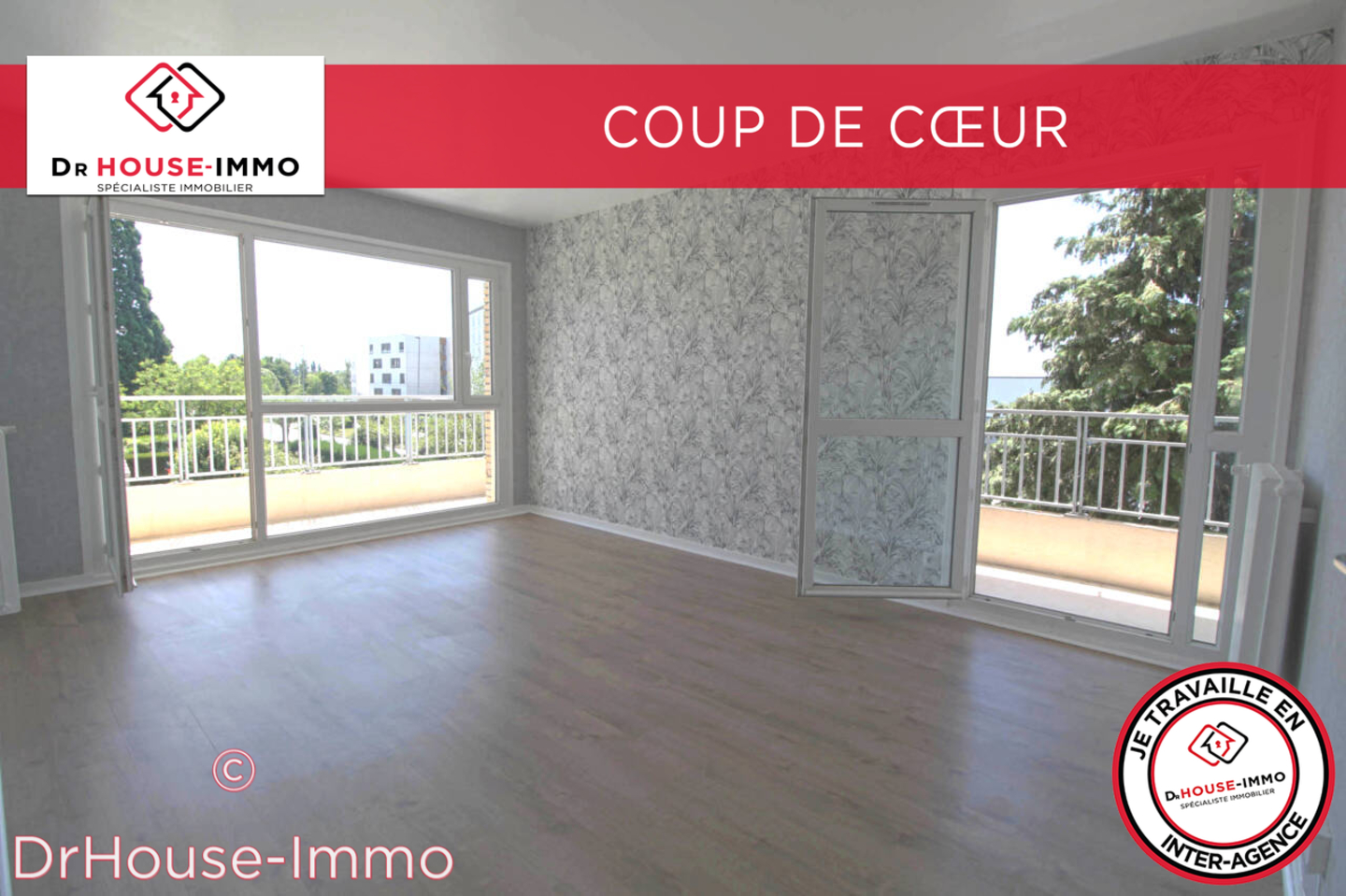 Photo 1 : Vente Appartement 2 pièces Maurepas 62 m²