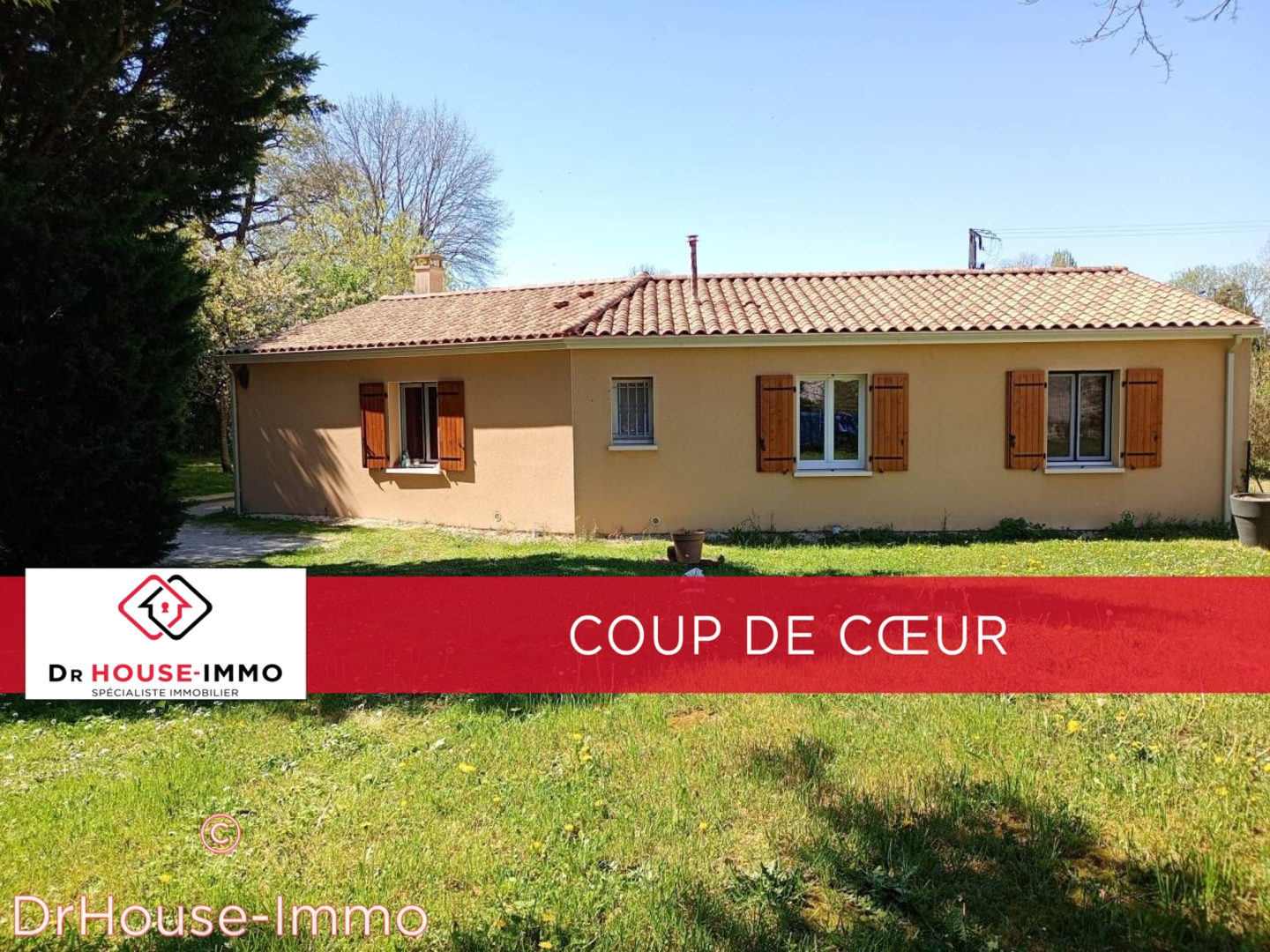 Photo 1 : Vente Maison 5 pièces Sainte-Sévère 97 m²