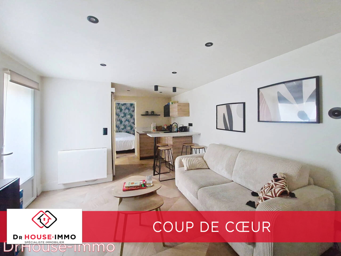 Photo 1 : Vente Appartement 2 pièces Deauville 27 m²