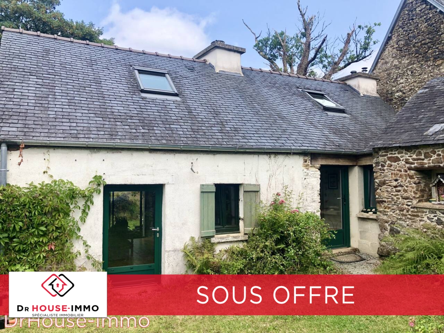 Photo 1 : Vente Maison 4 pièces Poullaouen 49 m²