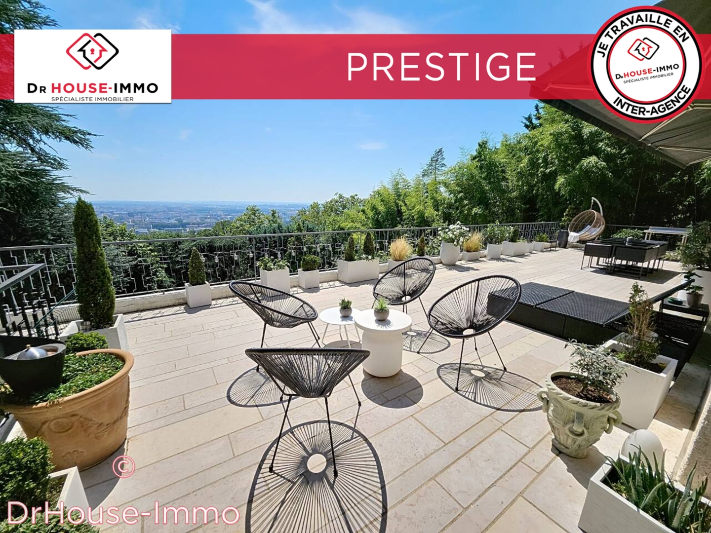 Photo 1 : Vente Maison 8 pièces Sainte-Foy-lès-Lyon 387 m²