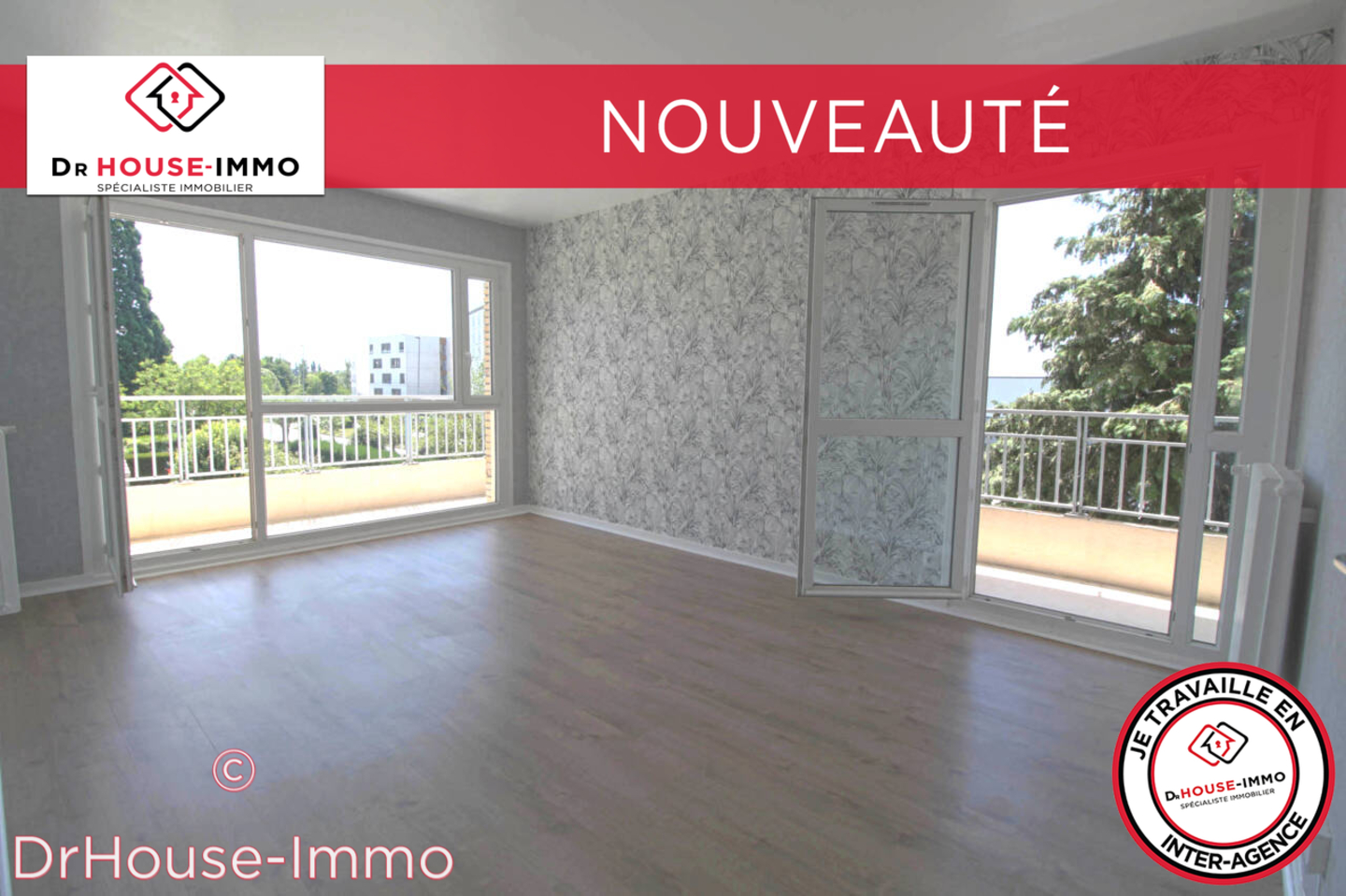 Photo 1 : Vente Appartement 2 pièces Maurepas 62 m²