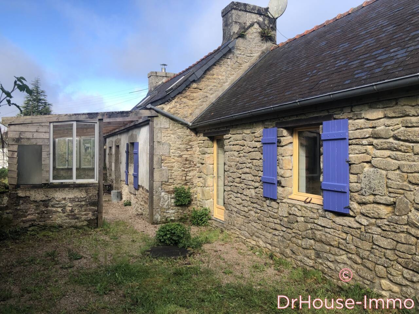 Photo 1 : Vente Maison 3 pièces Berrien 60 m²