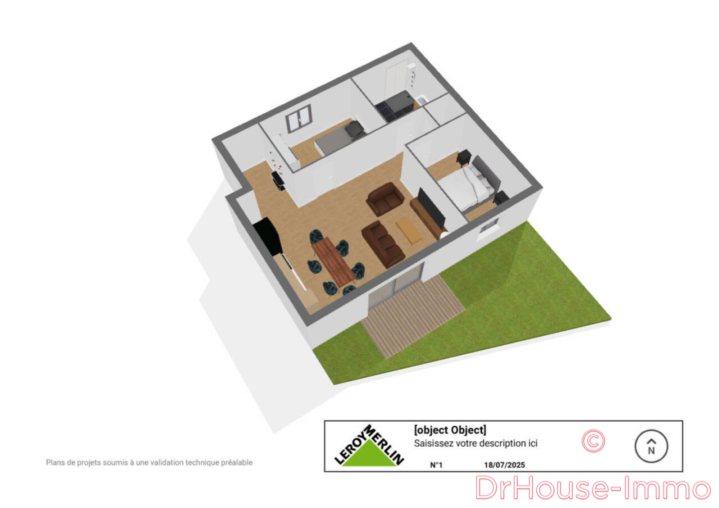 Photo 1 : Vente Appartement 2 pièces Reims 69 m²