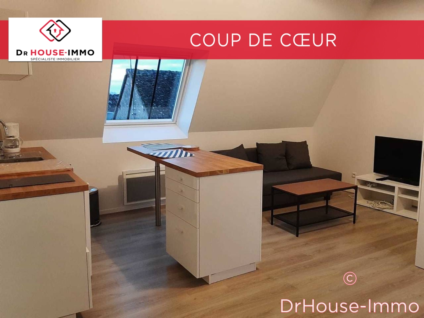 Photo 2 : Location Appartement 1 pièce Ballan-Miré 29 m²